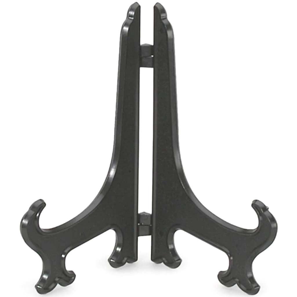 Easel Display Stand - Plastic - Black - 6.625 inches 