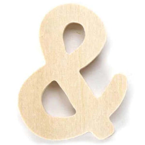 Wood Letter A 2pc/Pkg 1.5in