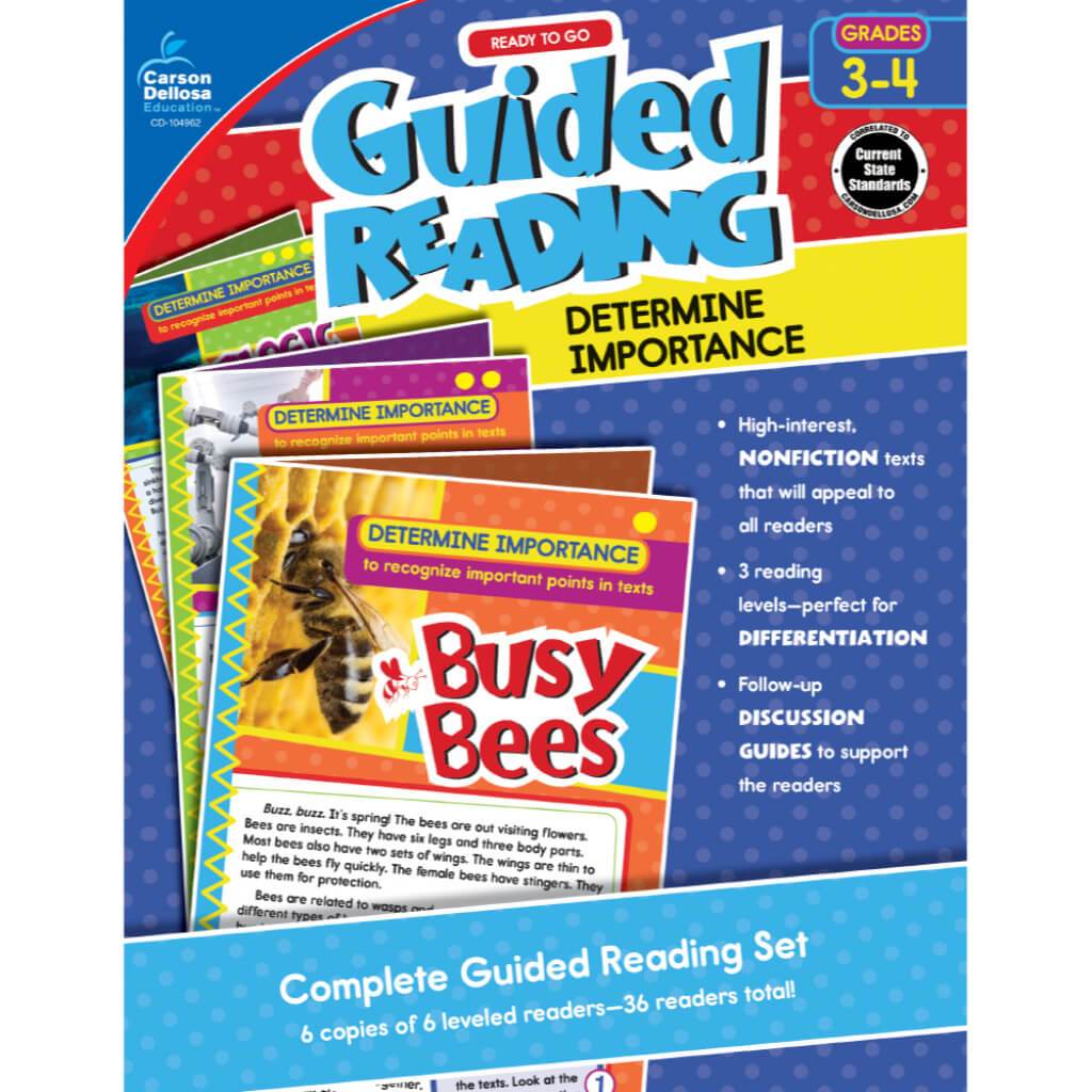 Guided Reading: Determine Importance Resource Book Grade 3-4 