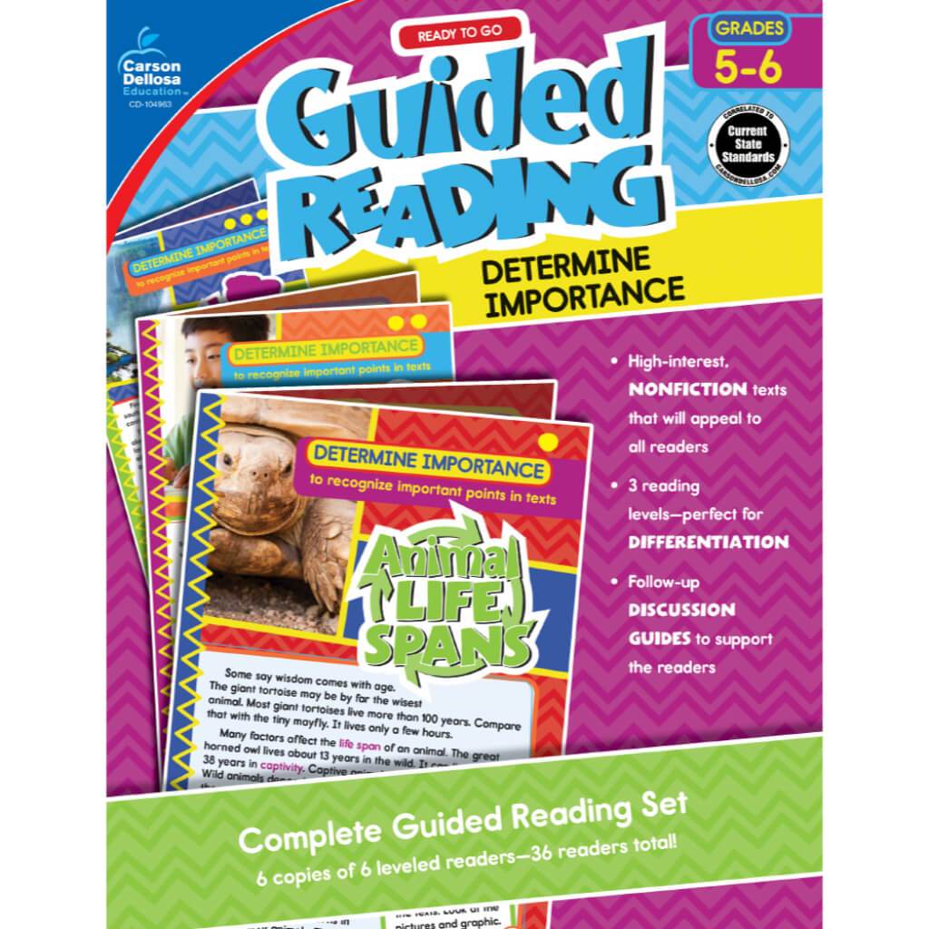 Guided Reading: Determine Importance Resource Book Grade 5-6 