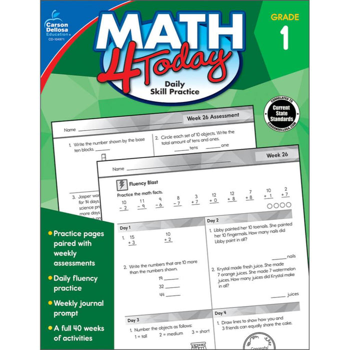 Math 4 Today Grade 1 