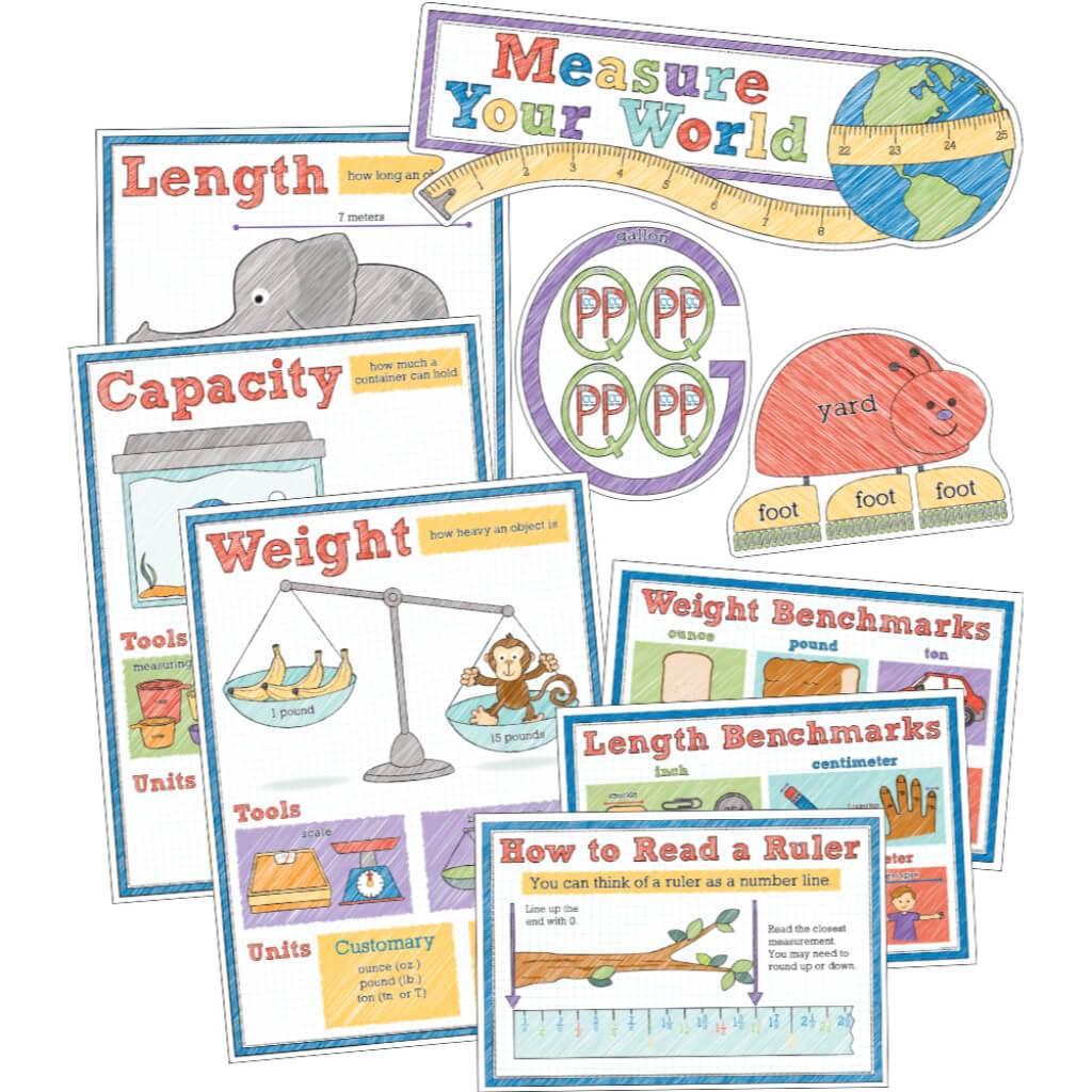 Measure Your World Bulletin Board Set 