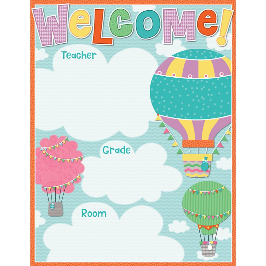 Up And Away Welcome Chart 