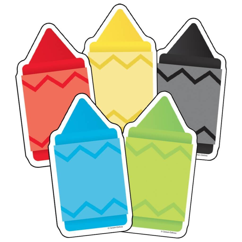 Chunky Crayons Cut Outs 