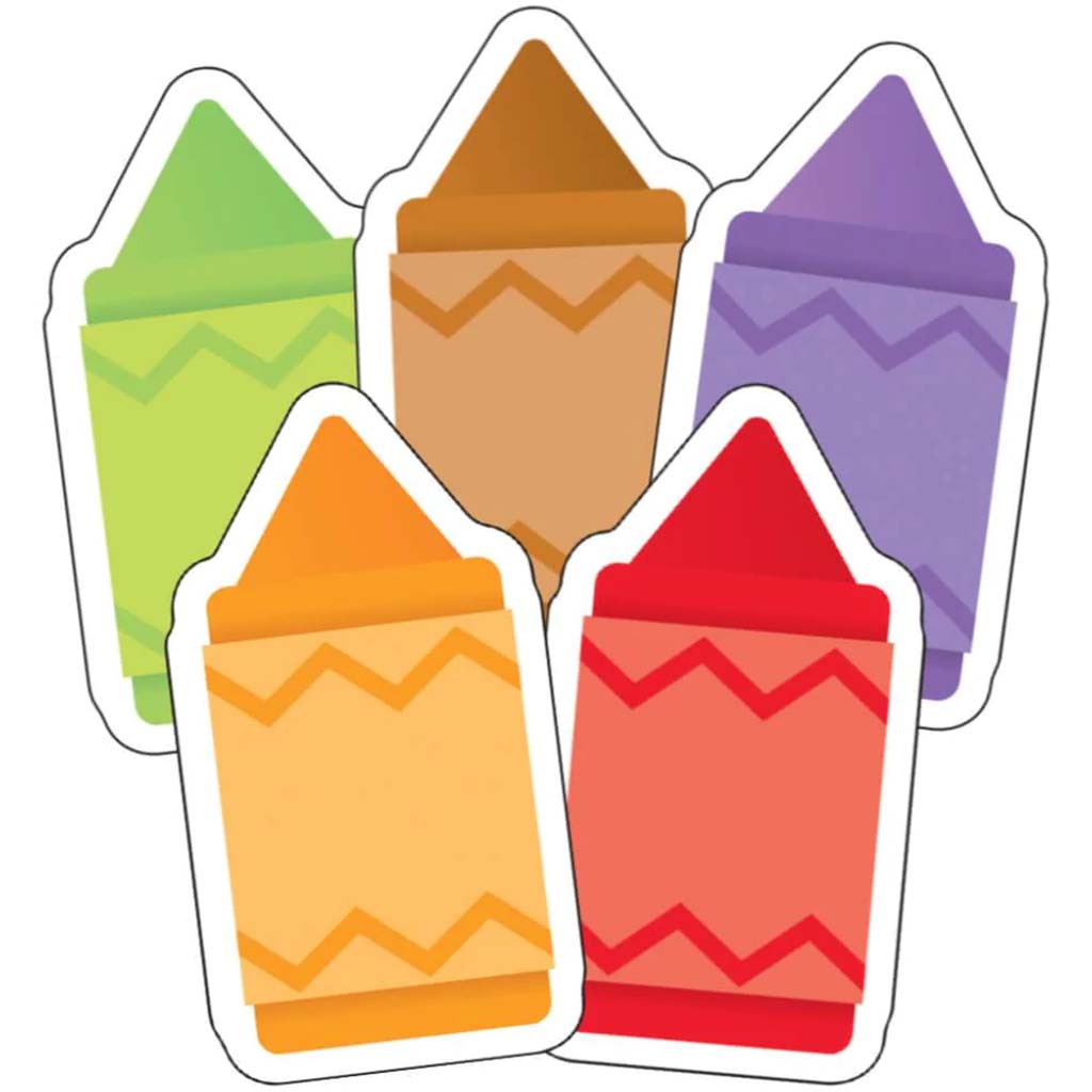 Crayons Mini Cut Outs 