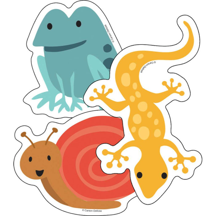 Frogs, Lizards & Snails Cut Outs 