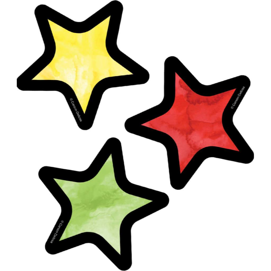 Stars Assorted Mini Cut-Outs 