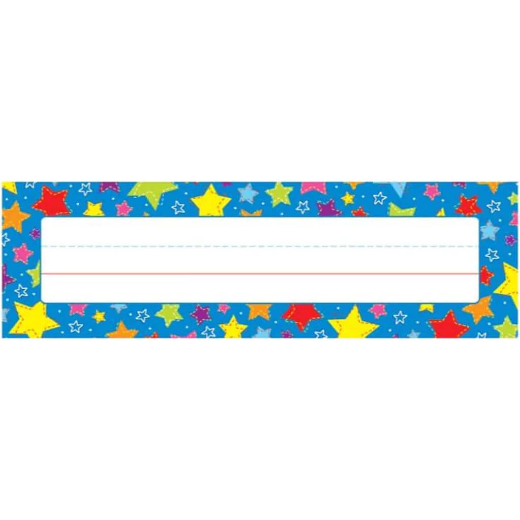 Stars Blue Nameplates 