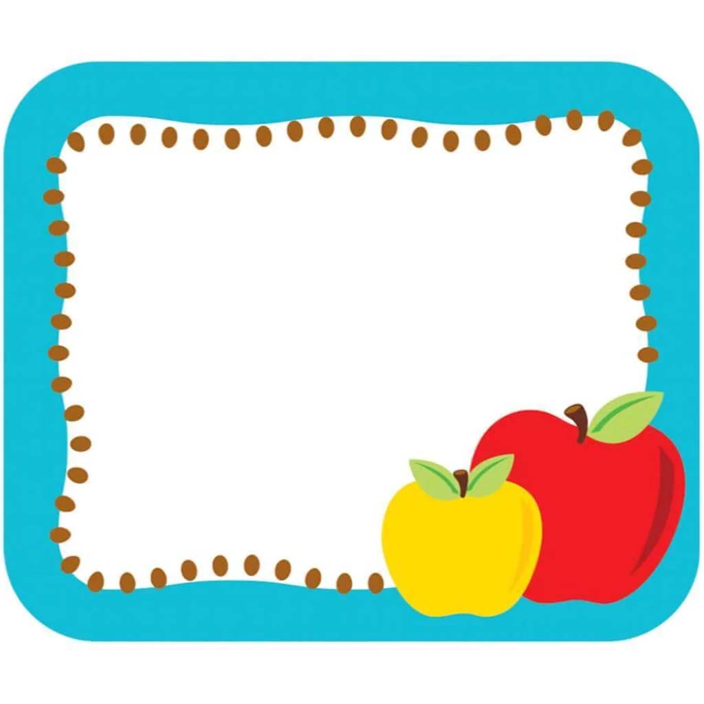 Apples Name Tags 