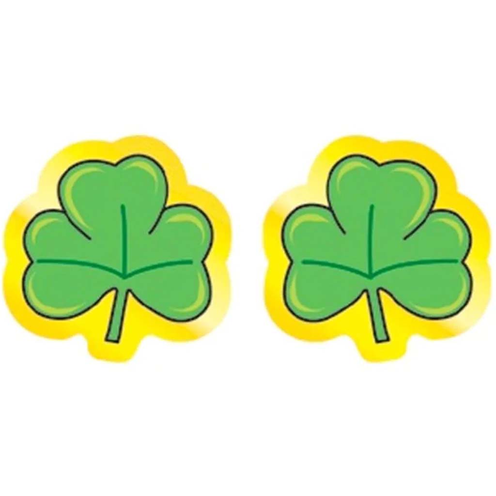 Shamrocks Shape Stickers 