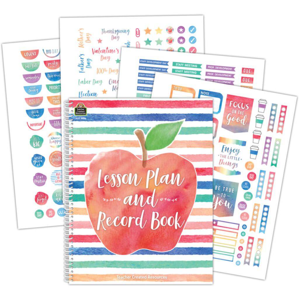 Watercolor Lesson Plan And Record Book