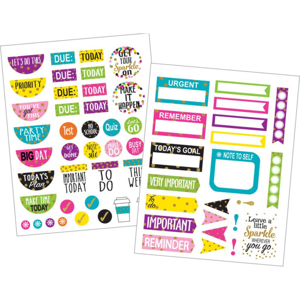 Confetti Planner Stickers 
