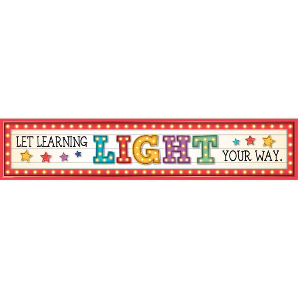 Marquee Let Learning Light Your Way Banner 
