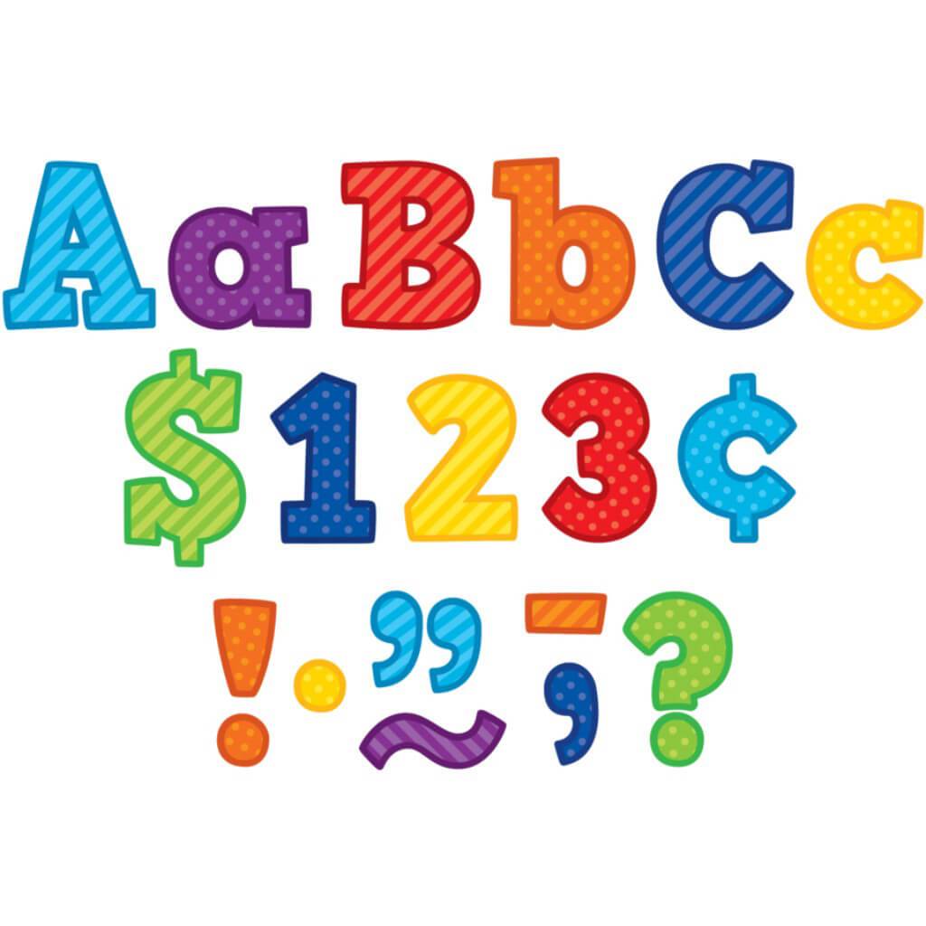 Playful Patterns Bold Block 3" Letters Combo Pack 