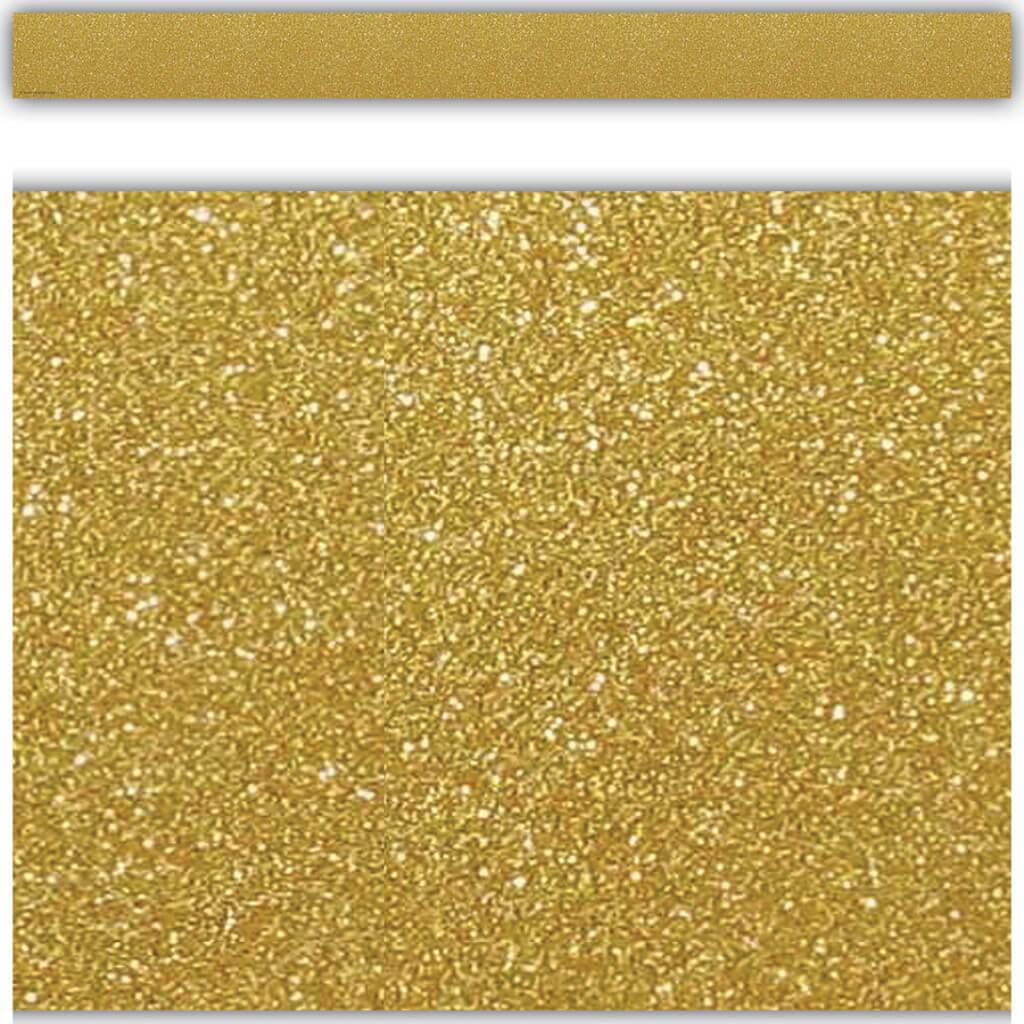 Gold Shimmer Straight Border Trim 