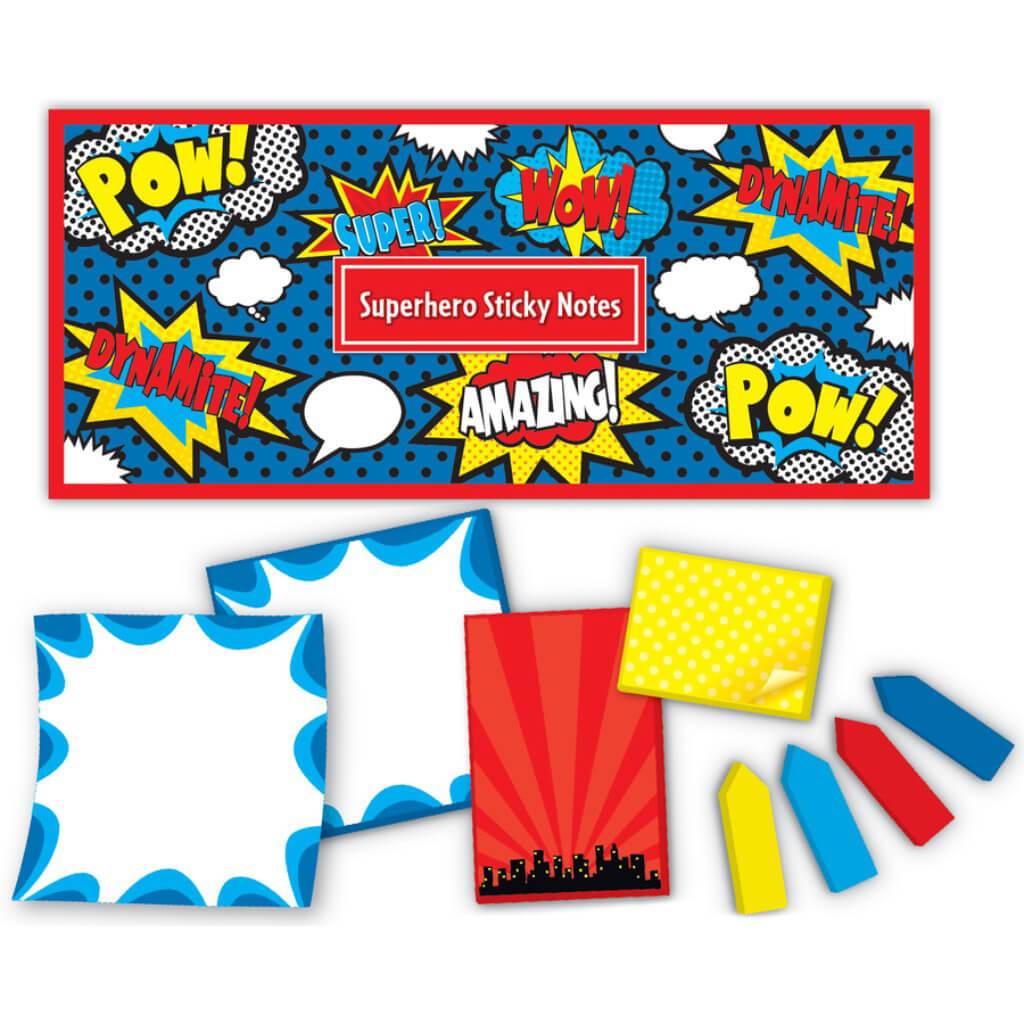 Superhero Sticky Notes 