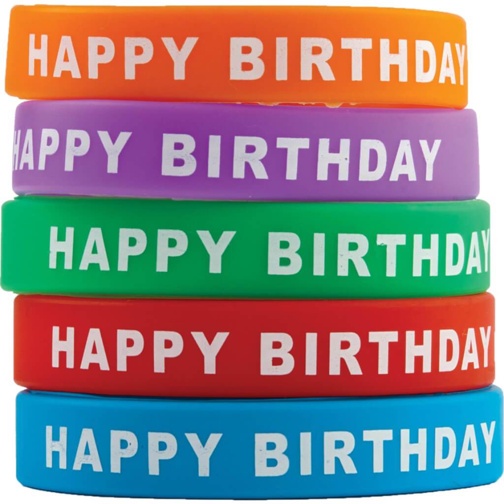 Happy Birthday Wristbands