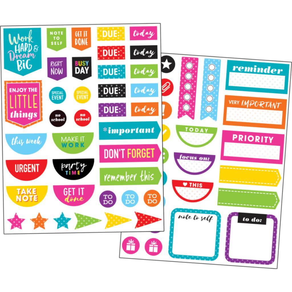 Colorful Planner Stickers 