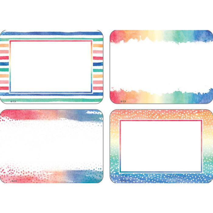 Watercolor Name Tags/Labels Multi-Pack 