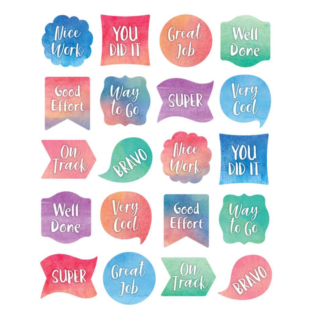 Watercolor Stickers