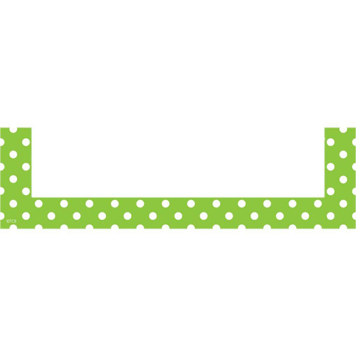 Lime Polka Dots Magnetic Pockets - Small