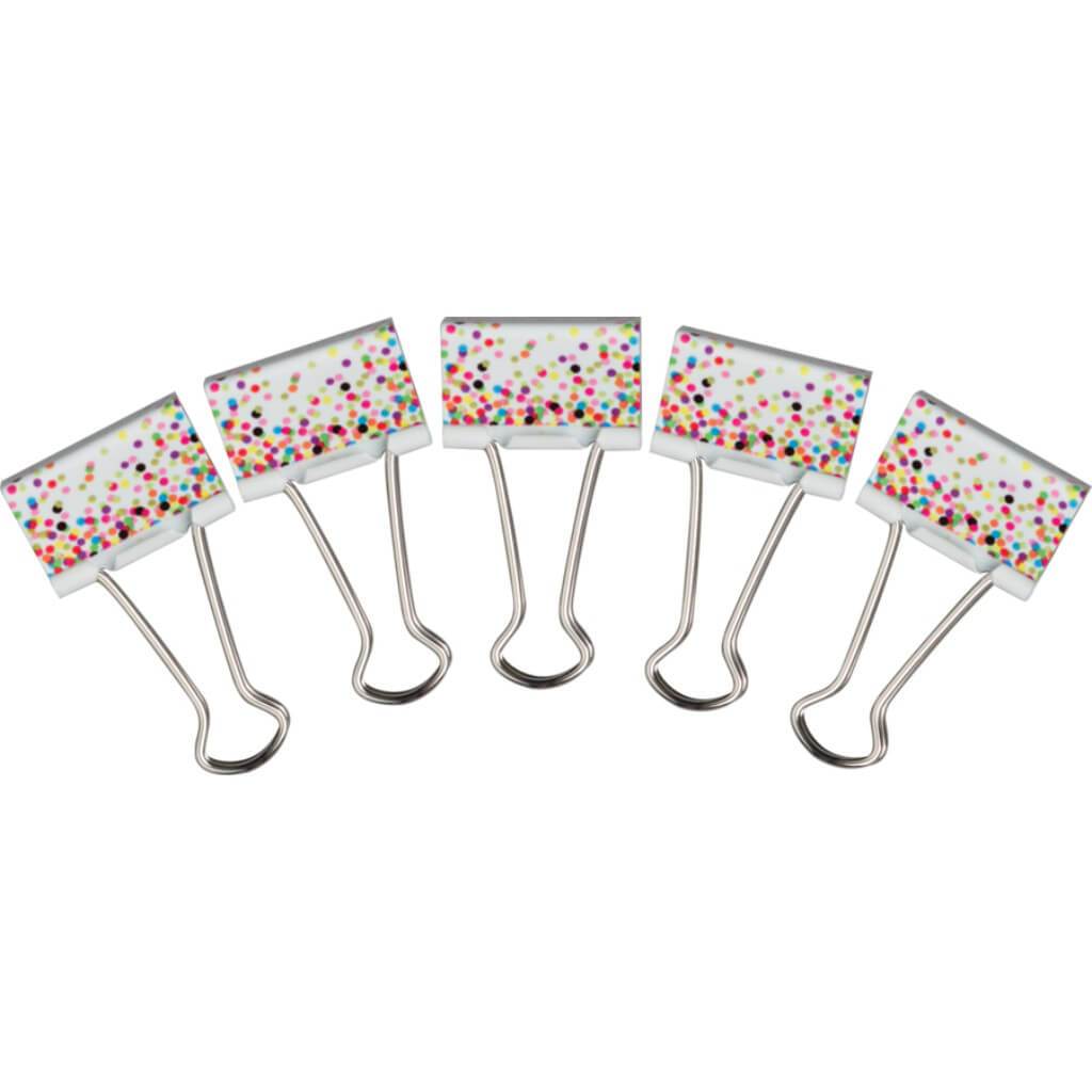 Confetti Medium Binder Clips 