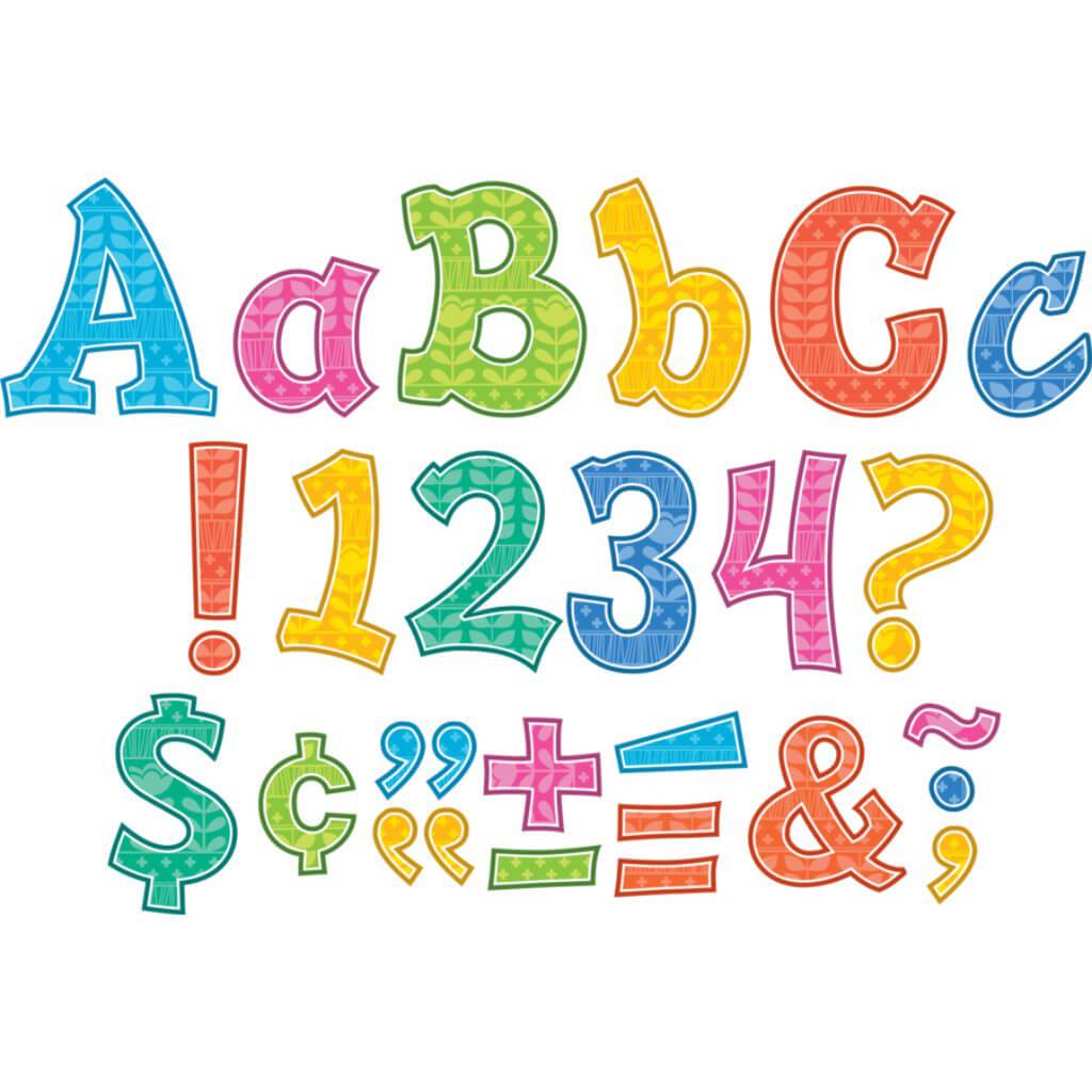 Nordic Trails 5" Sassy Font Letters 
