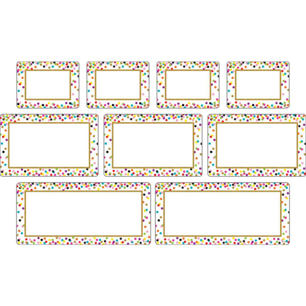 Clingy Thingies Confetti Labels