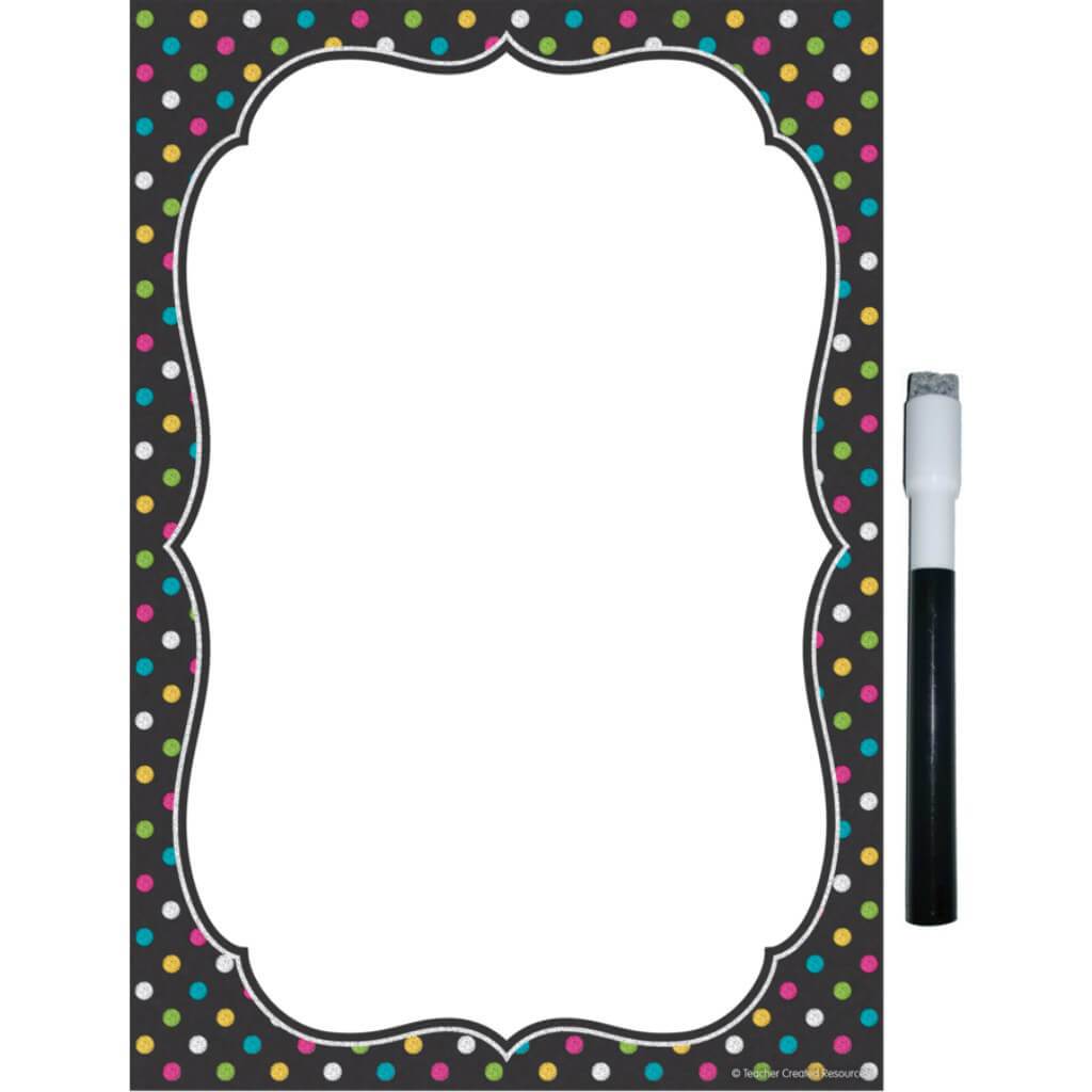 Clingy Thingies Chalkboard Brights Note Sheet Small