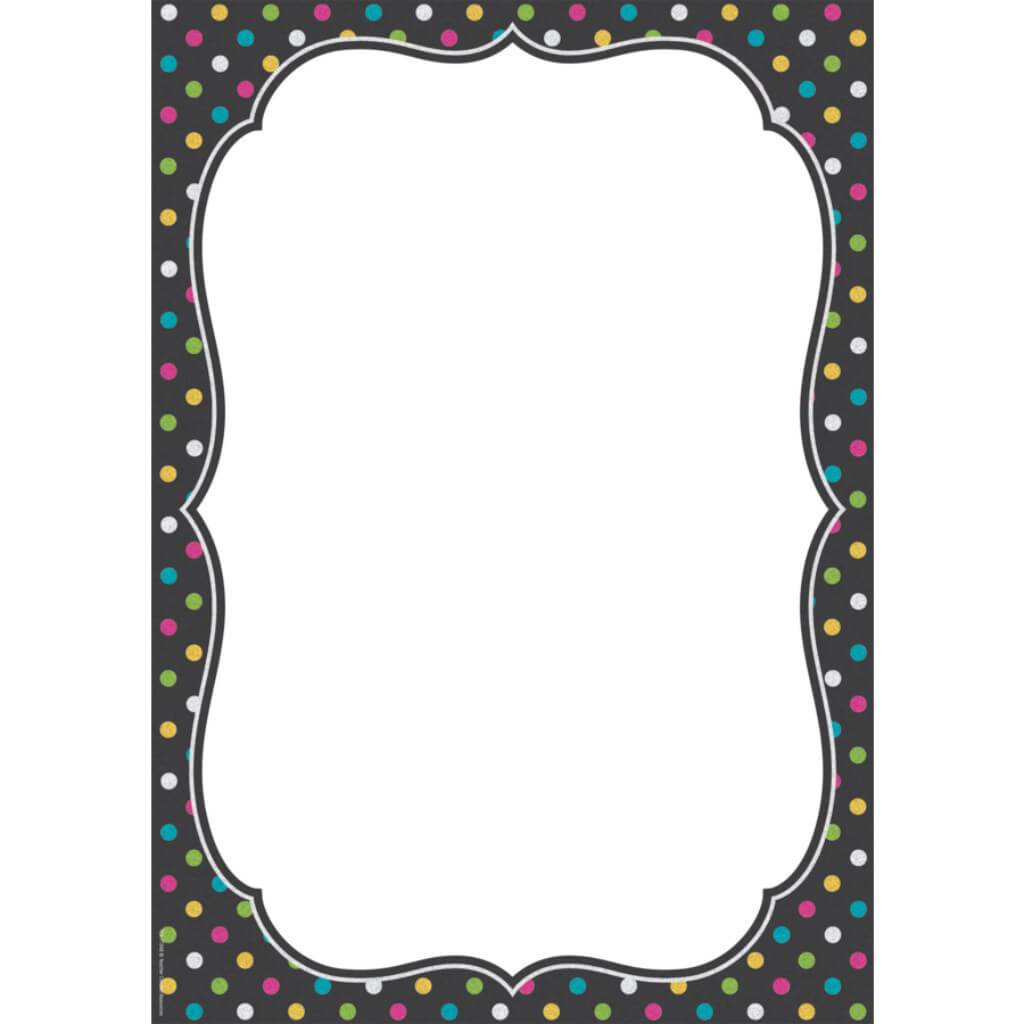 Clingy Thingies Chalkboard Brights Note Sheet Large