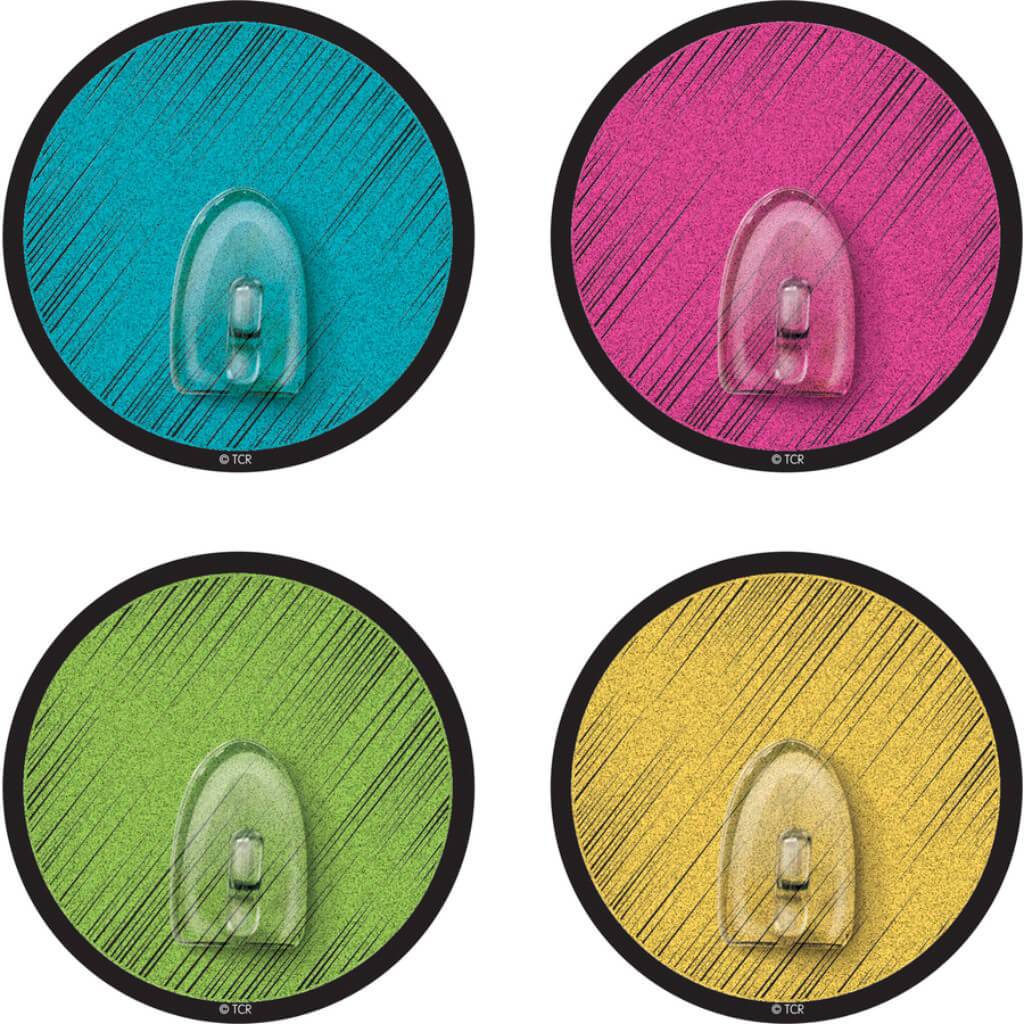 Clingy Thingies Chalkboard Brights Hooks