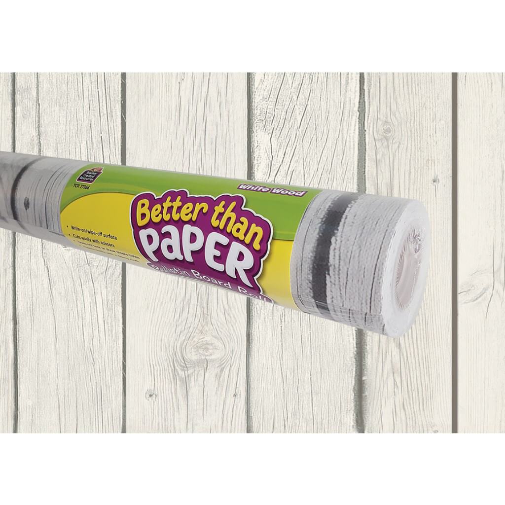 White Wood Better Than Paper Bulletin Board Roll 