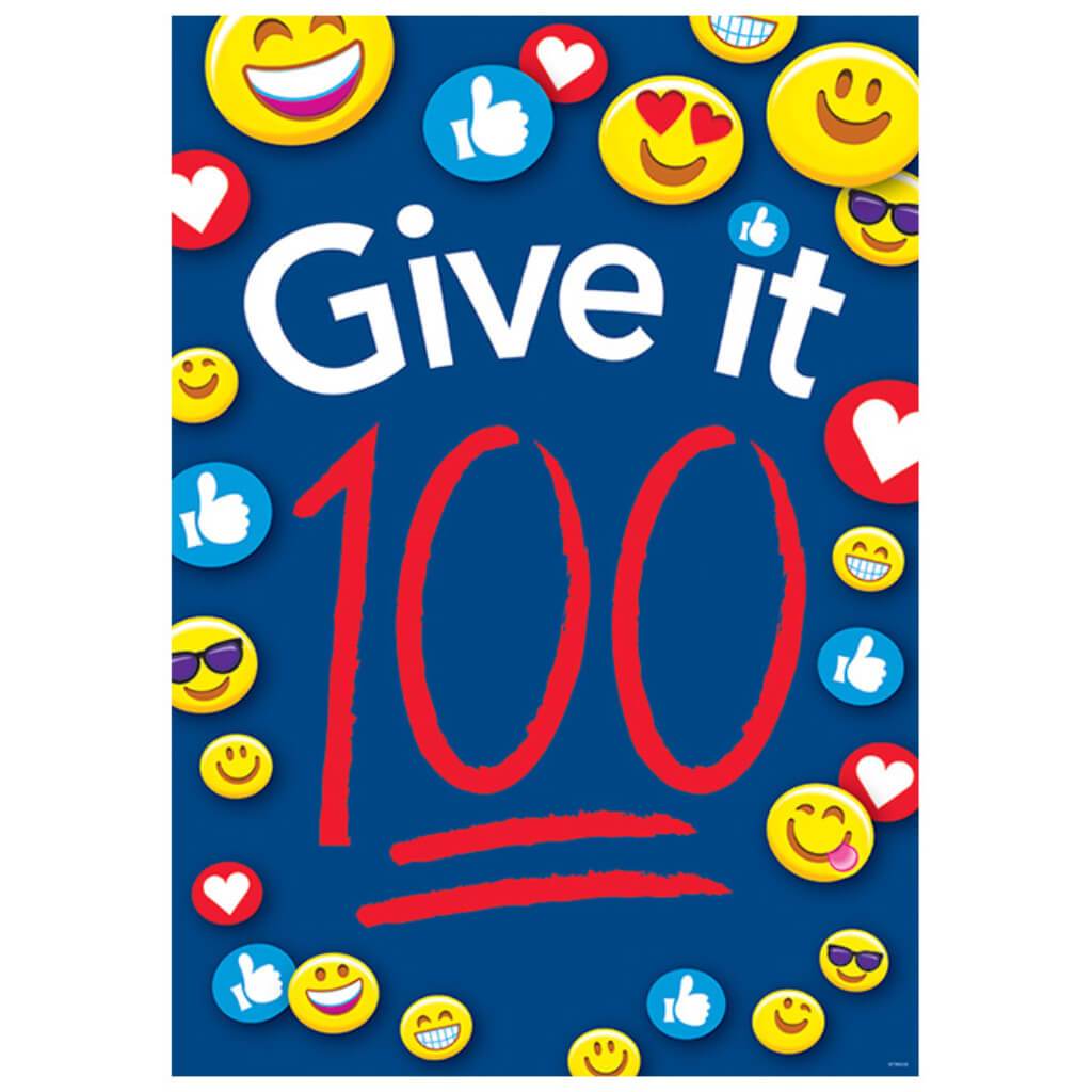 Give It 100 Poster 