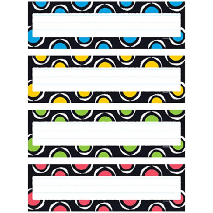 Bold Strokes Circles Desk Toppers Name Plates 