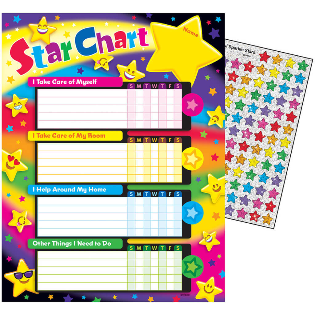 Emoji Stars Success Charts/Chore Charts