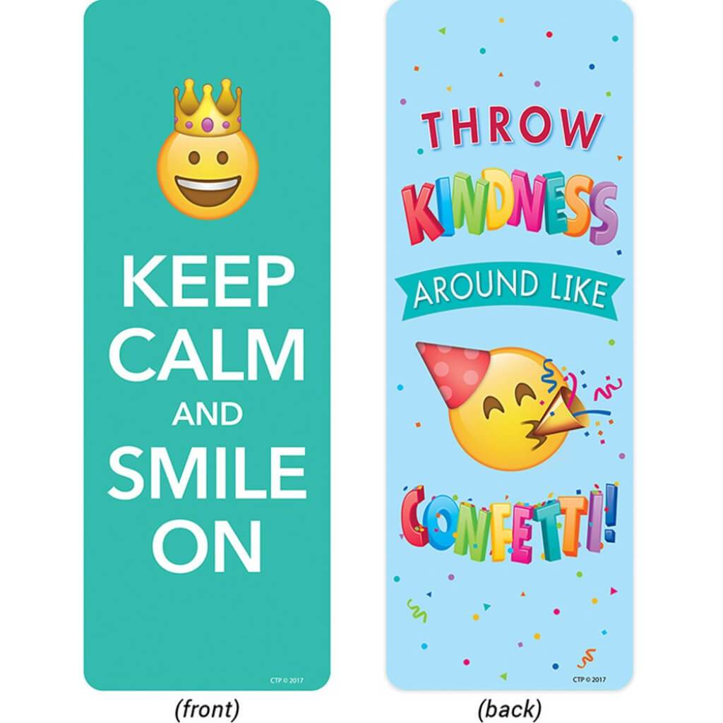 Motivational Phrases (Emoji) Bookmarks 