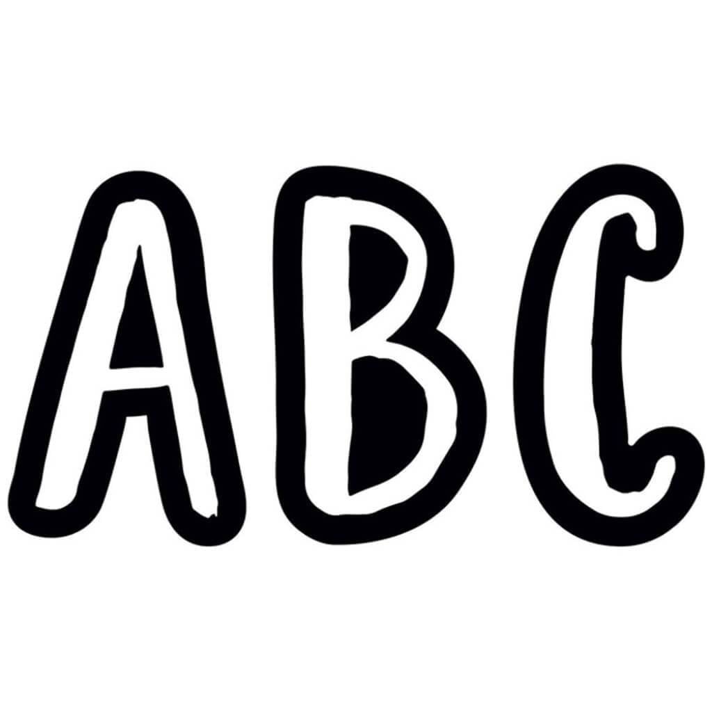 Classroom Cafe, Bold &amp; Bright Letters Sticker 2In 