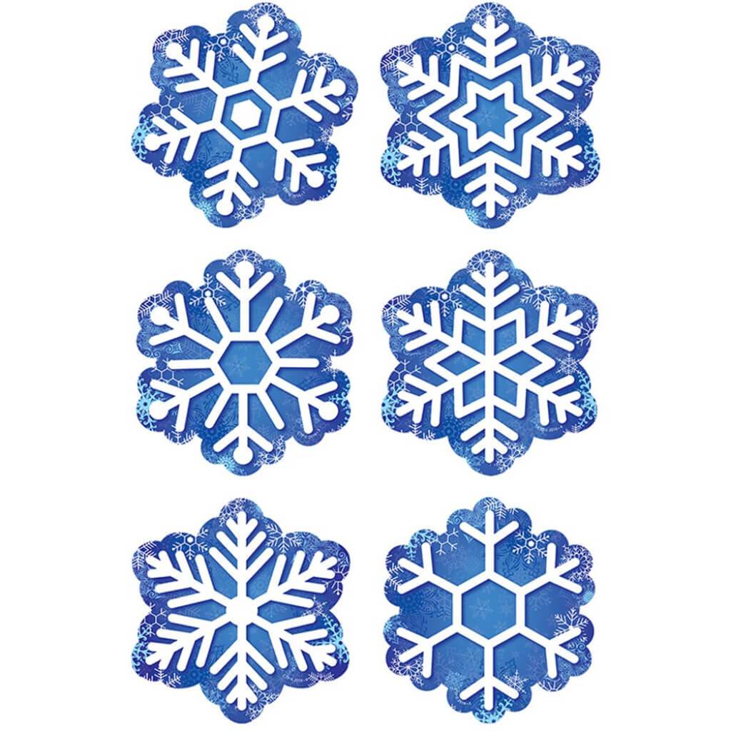 Snowflakes 3" Cut-Outs 