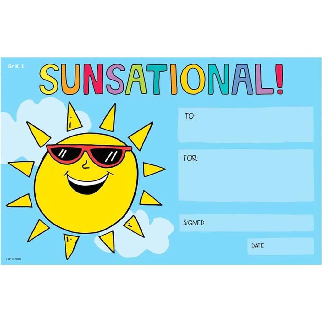 So Much Pun! Sunsational! Award