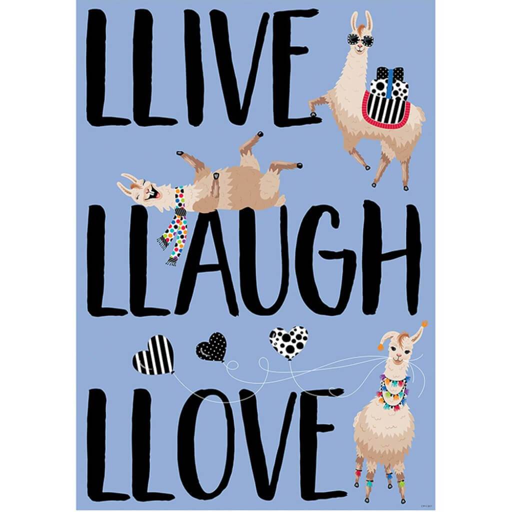 Llive Llaugh Llove Inspire U Poster 