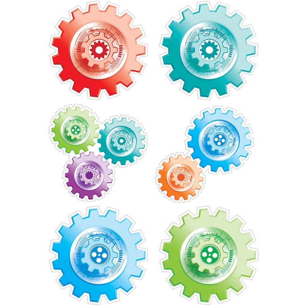 Gears Cut-Outs 6In 