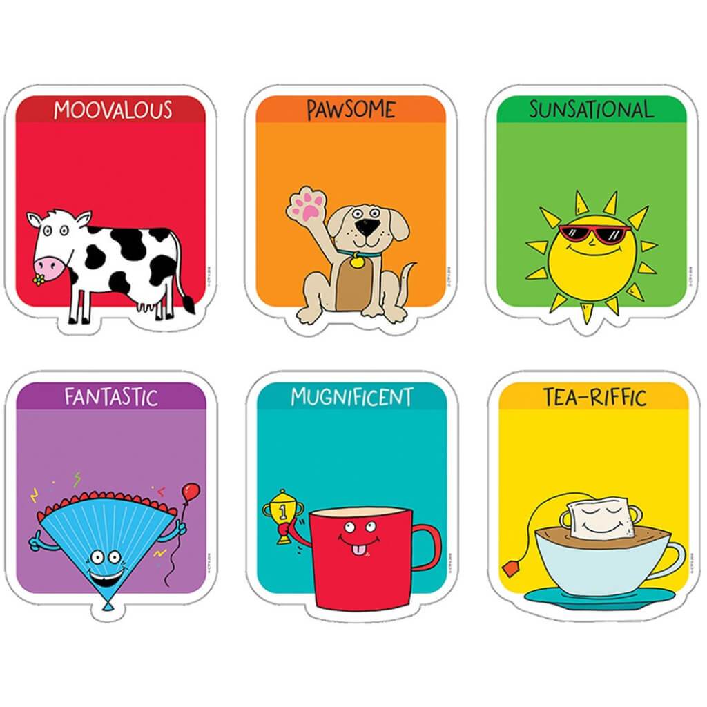 So Much Pun! 6" Designer Cut-Outs 