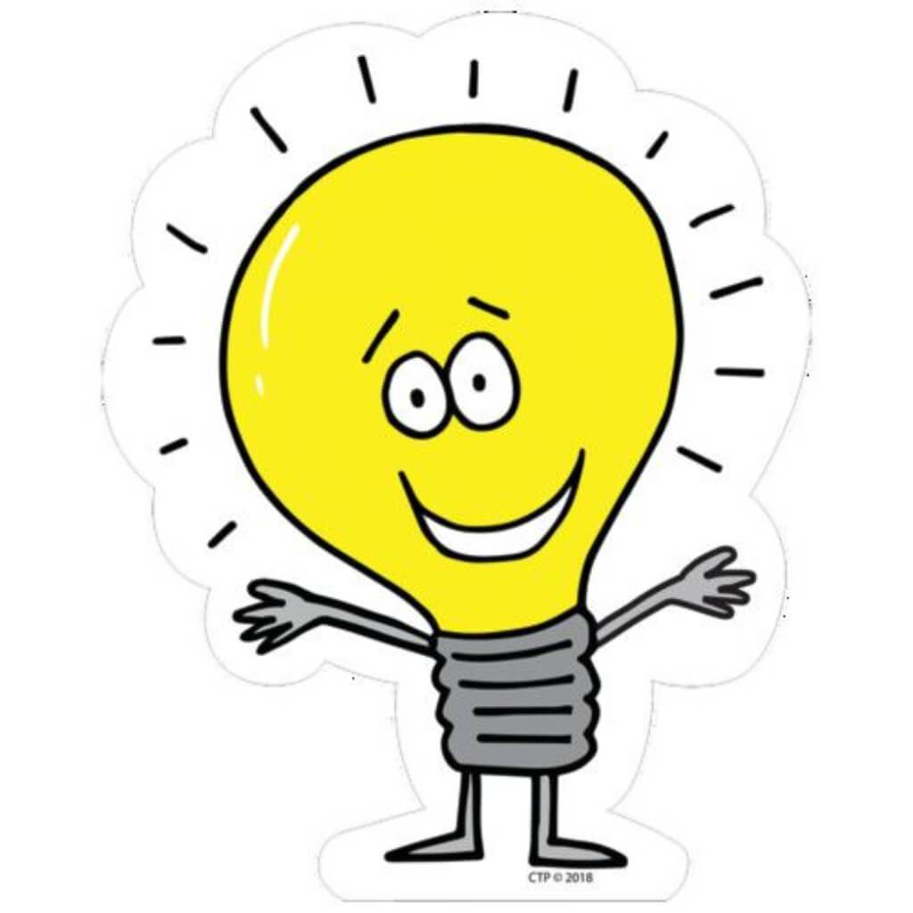 So Much Pun! Say Watt? 6in Designer Cut Outs