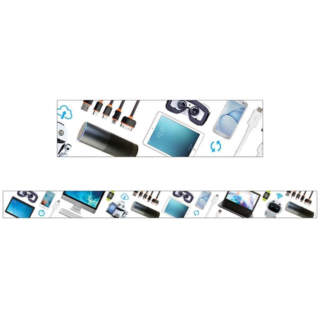 21St Century Technology Straight Border 