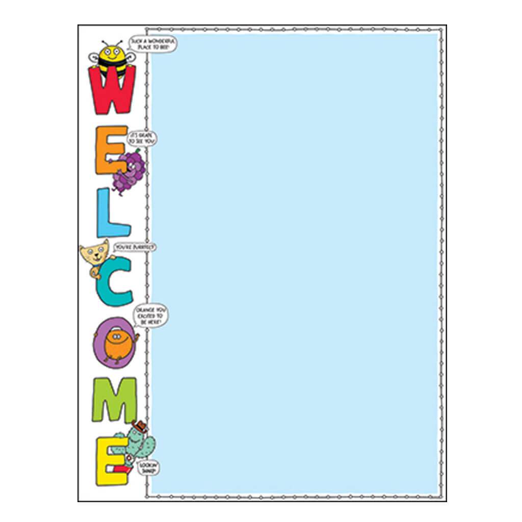 Welcome So Much Pun! Classroom Essentials Chart