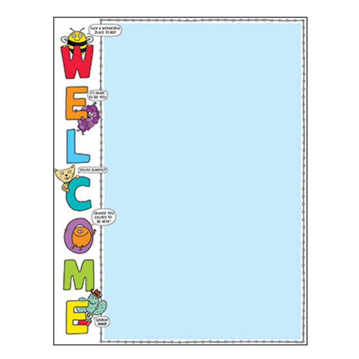 Welcome So Much Pun! Classroom Essentials Chart