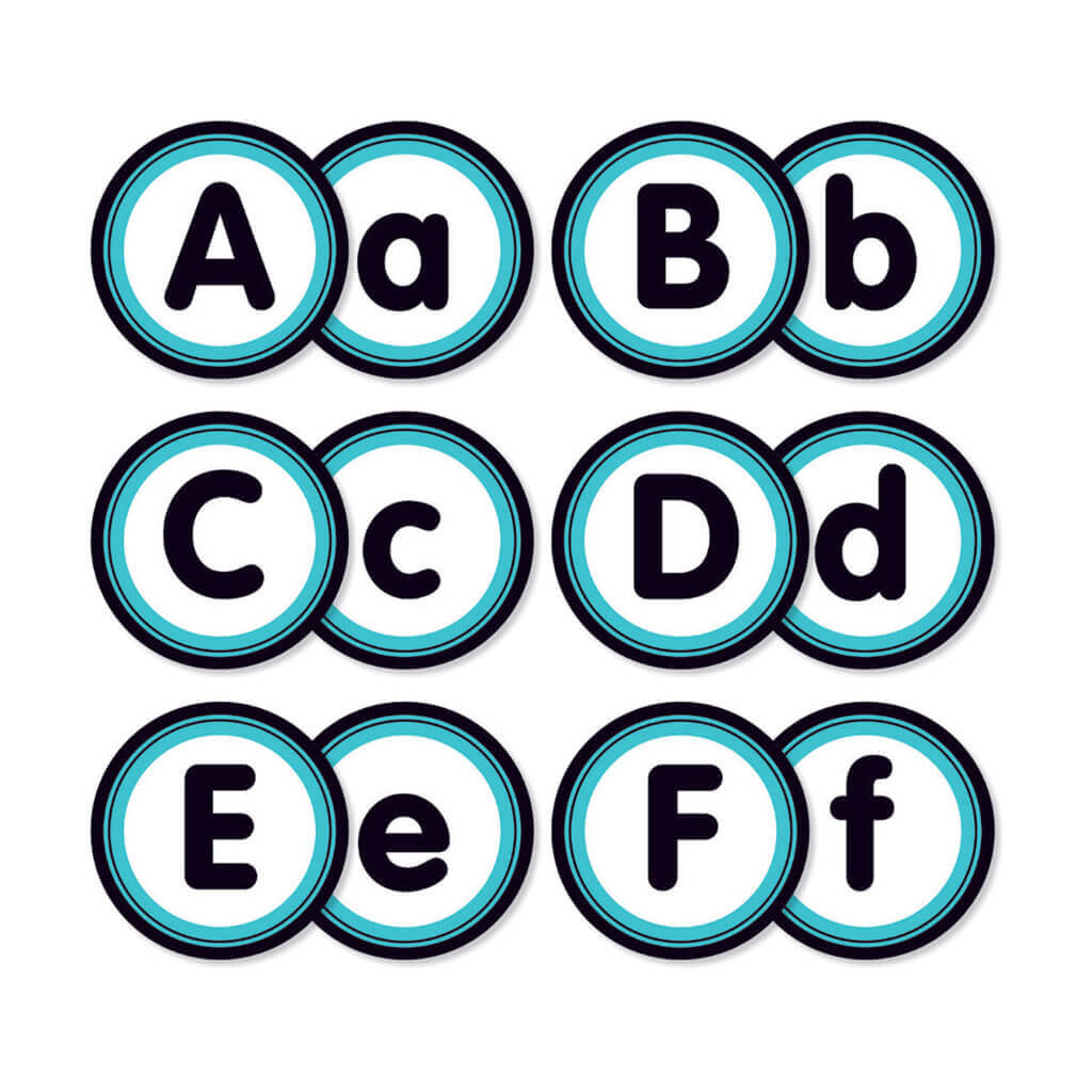 Aqua Oasis: Alphabet Bulletin Board