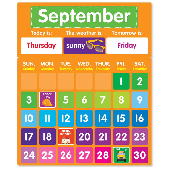 Color Your Classroom: Calendar Bulletin Board
