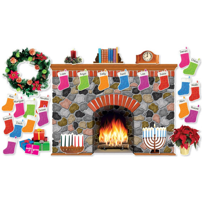 Holiday Hearth Bulletin Board