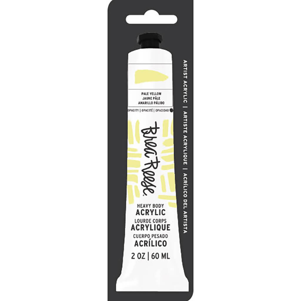 Brea Reese Heavy Body Acrylic Paint  2oz Pale Yellow